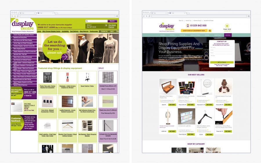 Display Centre website