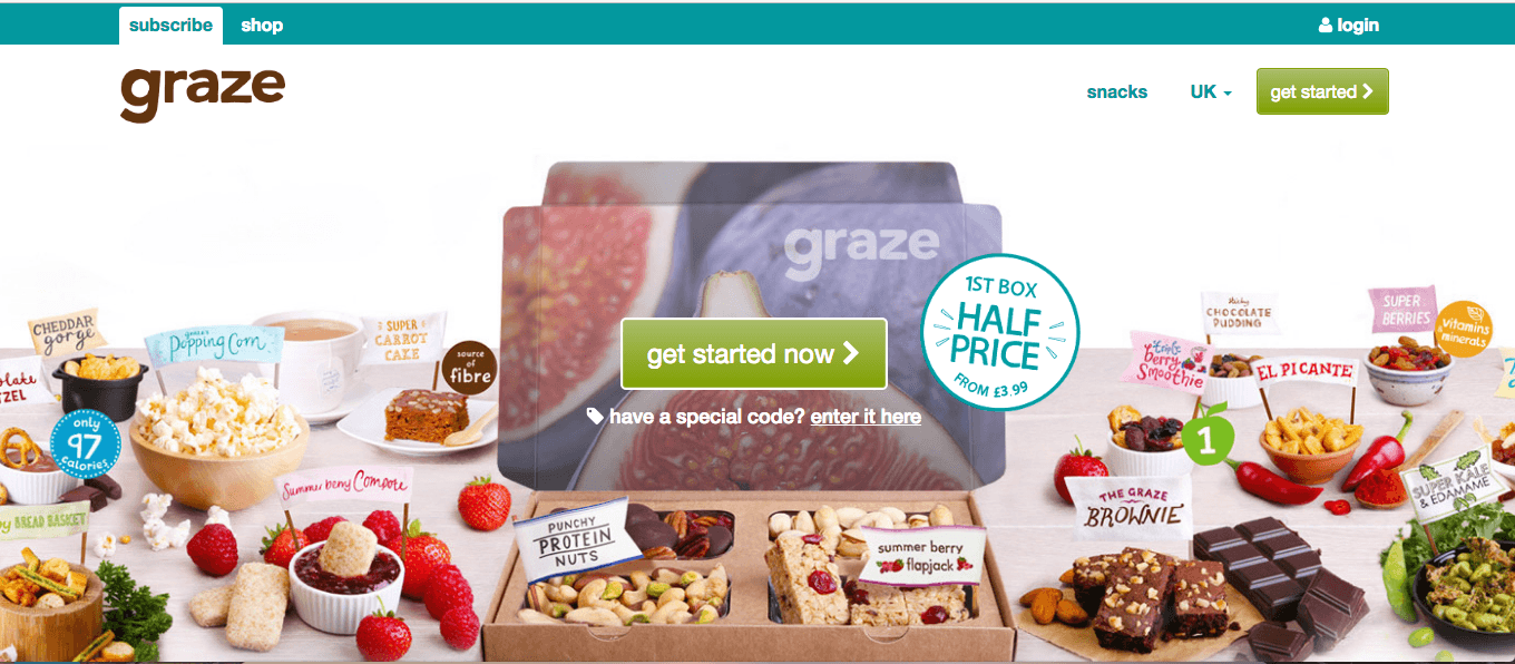 Graze-Homepage
