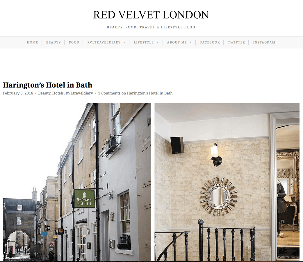Red Velvet London website
