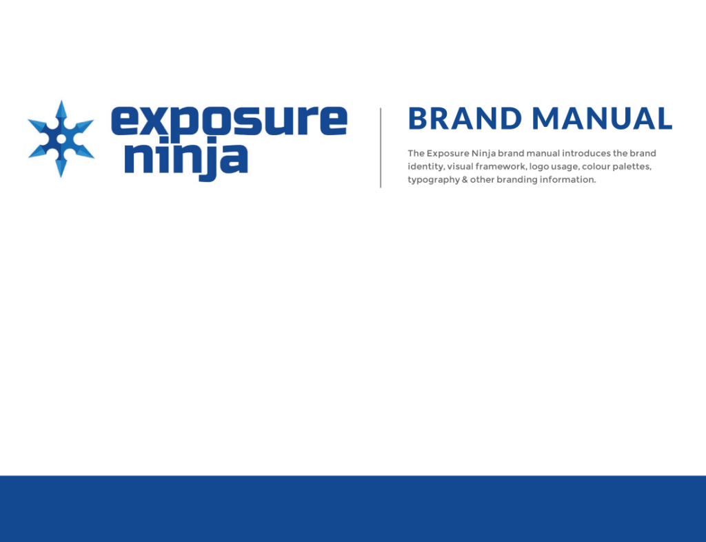 Thinkplus's branding guideline front page.