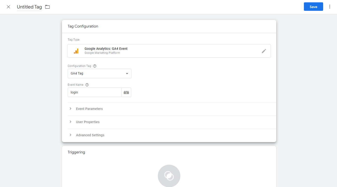 Add details to your GA4 tag in GTM