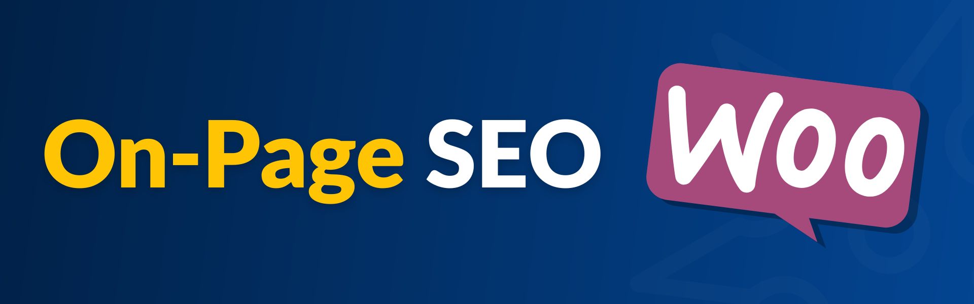 Text reads: "On-Page SEO"