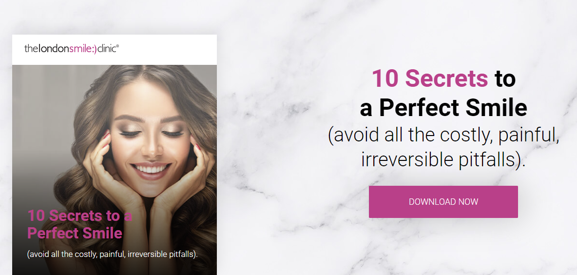 Screenshot of a downloadable guide on the london smile clinic website