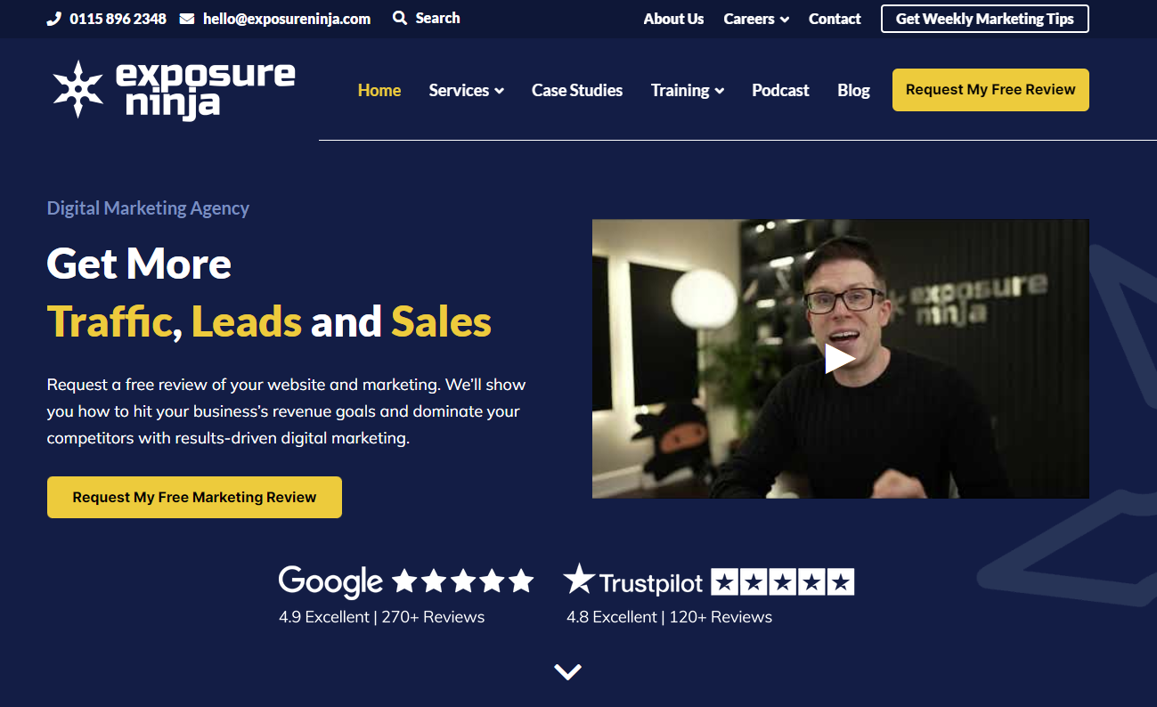 Screenshot of the Thinkplus website