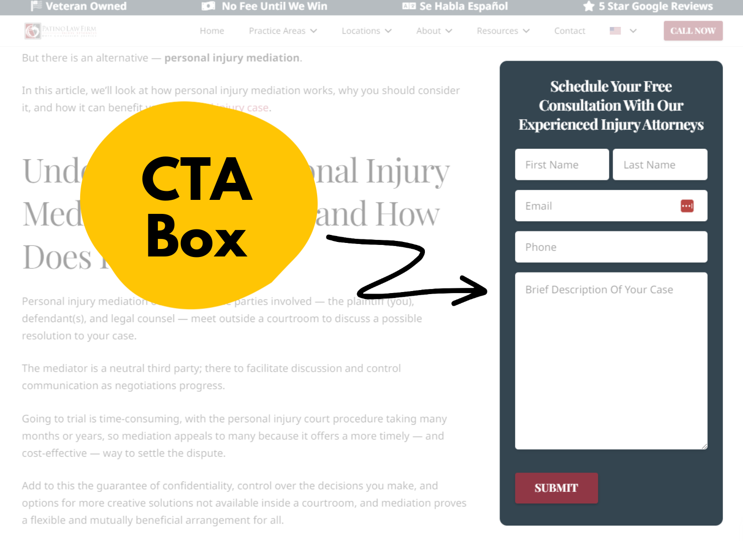 Example of a CTA box