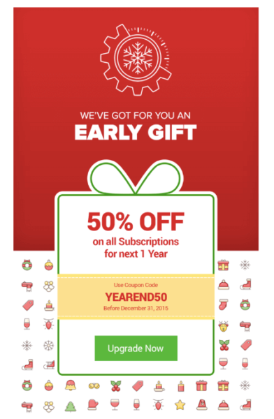 early gift offer